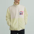 人生を笑いに変えるアートのきゅんきゅんパンダ Boa Fleece Jacket