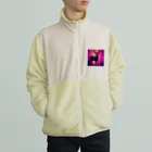 ZeroCreativeのネオンな鹿 Boa Fleece Jacket