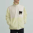 silomalo-の渋い猫 ボアフリースジャケット