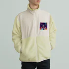 jsaofsjofaakoの宇宙船の中のダンスフロア Boa Fleece Jacket