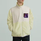 comati12の神秘的な紫の神龍 Boa Fleece Jacket