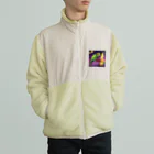 fog221のカメレオン宇宙への旅 Boa Fleece Jacket