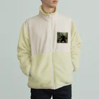 Cloud2の物を投げているゴリラ Boa Fleece Jacket