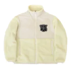 みつまめこshopのストライプ犬 Boa Fleece Jacket