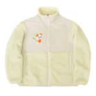 satoayaのアニマルカフェのフルーツアニマル　サクランボネズミ Boa Fleece Jacket