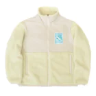 dolphineの癒しのハッピードルフィン　Healing Happy Dolphine Boa Fleece Jacket