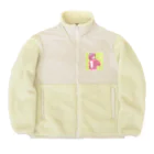 ワキラキのゆるふわ系女の子 Boa Fleece Jacket