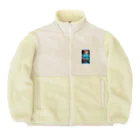 kazu_gの夕暮れの海の底！Under the SEA at sunset Boa Fleece Jacket