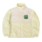 green artist のプランツパラダイス多肉 Boa Fleece Jacket