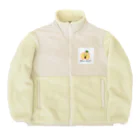 ビビりちゃんのびっくりんごくん Boa Fleece Jacket