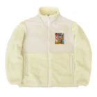 Hayate Kawakami オリジナルの痛風発作に苦しむ男 Boa Fleece Jacket