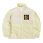 ビットのビットコインアート Boa Fleece Jacket