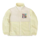 MistyStarkのペンギン犬 Boa Fleece Jacket