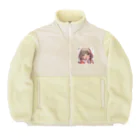 coco1739の可愛い女の子イラストグッズ Boa Fleece Jacket