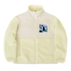 Hamatsukiのペンギン（折り紙風） Boa Fleece Jacket