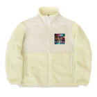 たてっぴのショップの1980年代のポップカルチャー Boa Fleece Jacket