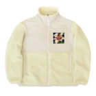 noaru633のドット絵のユリ Boa Fleece Jacket