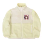 mikukiのかわいい女の子 Boa Fleece Jacket