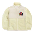 われらちきゅうかぞくのダディーベリーと子供たち Boa Fleece Jacket