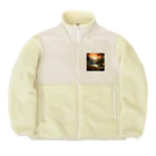 AQUAMETAVERSEの朝の穏やかな雰囲気 Marsa 106 Boa Fleece Jacket