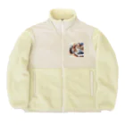 AIフォトSHOPのピアノと猫 Boa Fleece Jacket