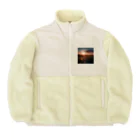 kam-kam0713の夕暮れ時の景色 Boa Fleece Jacket