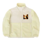 くろにゃんのくろにゃん Boa Fleece Jacket