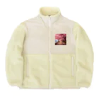 AQUAMETAVERSEの桜並木　なでしこ1478 Boa Fleece Jacket