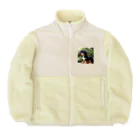 IROTOPIA🐾のダックスフントのリアムくん Boa Fleece Jacket