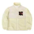 kyuamomoichiのレッドキス Boa Fleece Jacket