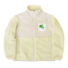 Lucky🍀の四葉のクローバーと間取り図🍀 Boa Fleece Jacket