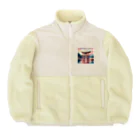 Pixel Art Goodsの厳島神社（pixel art） Boa Fleece Jacket