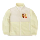 AQUAMETAVERSEの金の光に輝く赤い姫 Marsa 106 Boa Fleece Jacket