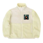 KazzunのThis is a Apple　3 Boa Fleece Jacket