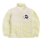 I-Shwのテニス 水墨画 Boa Fleece Jacket