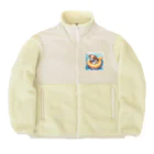 柴犬しばわんこhana873の海水浴してるワンコちゃん Boa Fleece Jacket