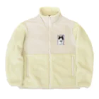 kinako-japanのハチワレ　凪ちゃん Boa Fleece Jacket