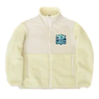 nijinosatoの青い海 Boa Fleece Jacket