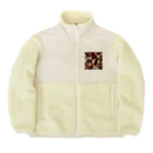 AQUAMETAVERSEのバラに囲まれた少女　美佐子 3320 Boa Fleece Jacket