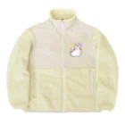 K.momokoのうさぎのうみうし(ウトウトver.) Boa Fleece Jacket