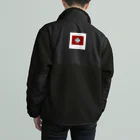 ゆにねこ惑星の❖僕のｴｰﾃﾞﾙﾜｲｽ❖(背面)ロゴ入り Boa Fleece Jacket