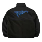 ラルゴのWhale In The Sea Animal(青) Boa Fleece Jacket