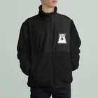 mozのくま(もず)しろぬり Boa Fleece Jacket