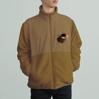 harupink🌸ペット似顔絵illustのおねむな文鳥さん Boa Fleece Jacket