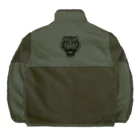 Poooompadoooourのトラ(くろ/白目) Boa Fleece Jacket