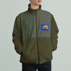 YS VINTAGE WORKSのチェコ・プラハ動物園　カメレオン Boa Fleece Jacket