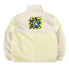 pastelia　shopのステン堂…stained  glass Boa Fleece Jacket