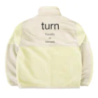 turnの牛 Boa Fleece Jacket