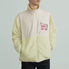akane_art（茜音工房）のゆるチワワ（ピンク） Boa Fleece Jacket