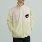 harupink🌸ペット似顔絵illustの『かいぬし、エサは？』 Boa Fleece Jacket